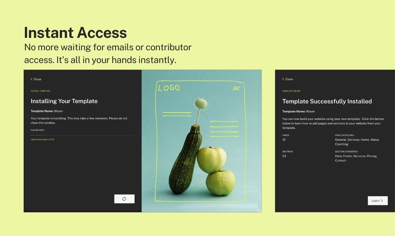 Media Cửa hàng mẫu trang web vuông - Mẫu Squarespace cao cấp 6