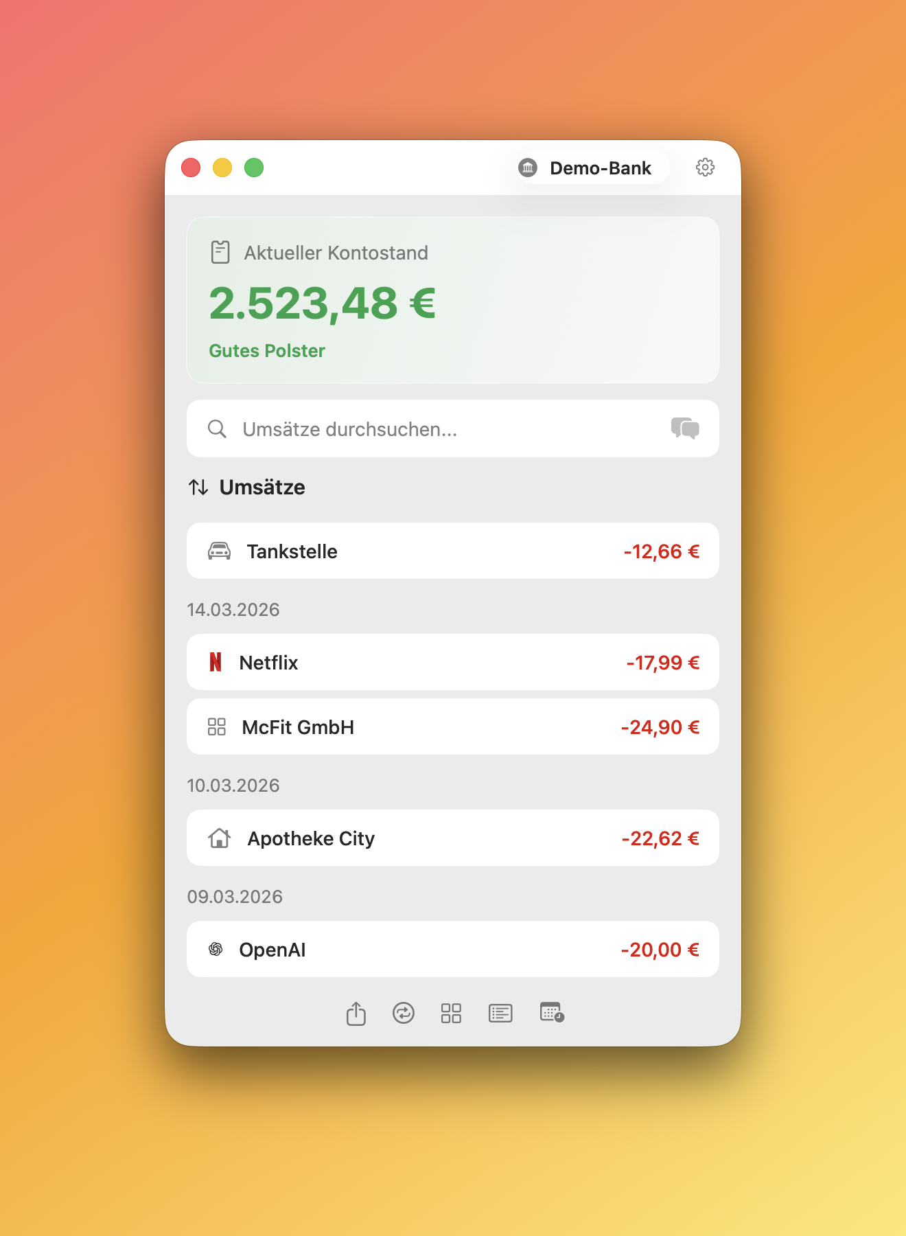 simplebanking gallery image