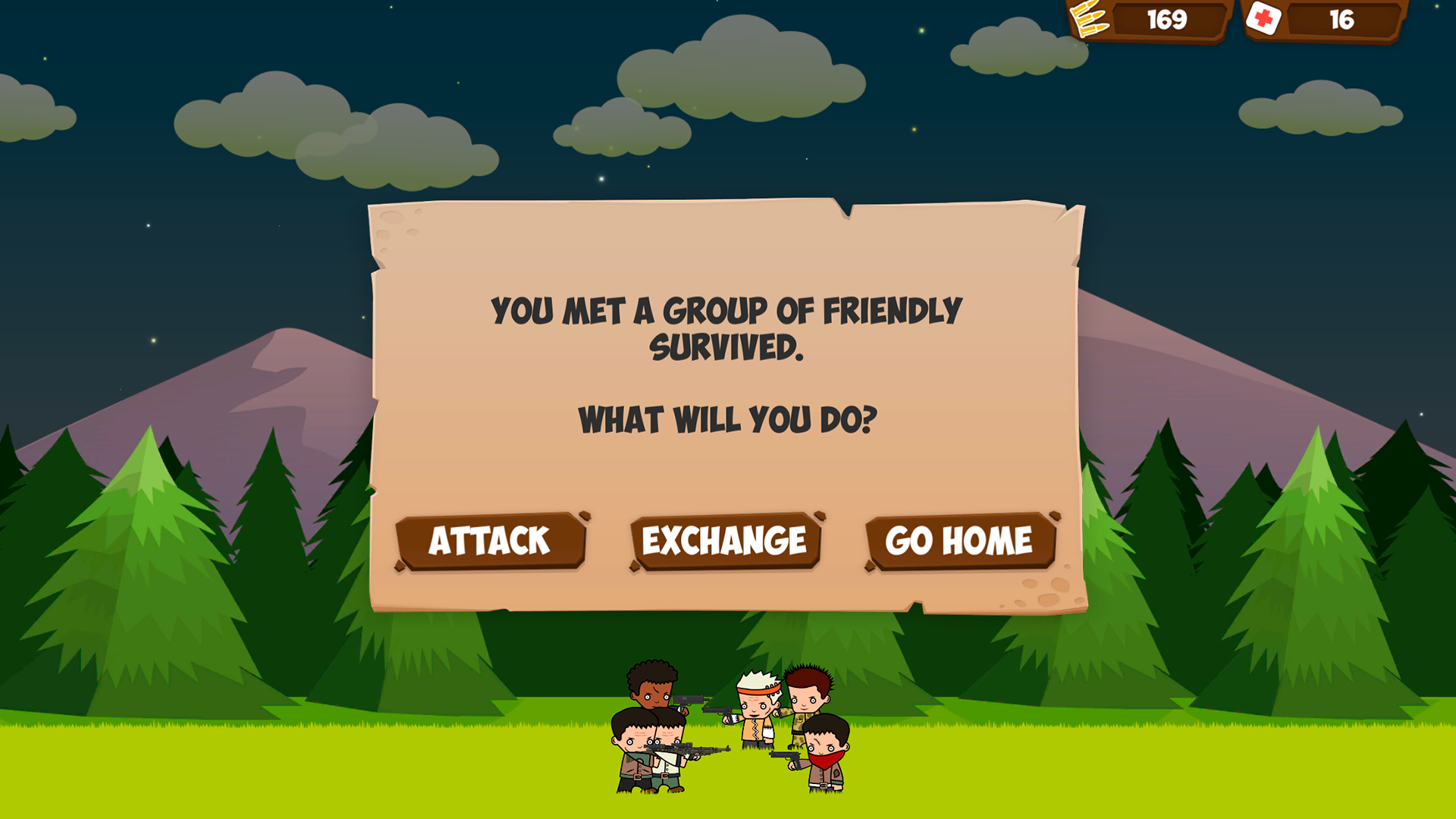 Zombie Forest HD. Funny cartoon survival gallery image