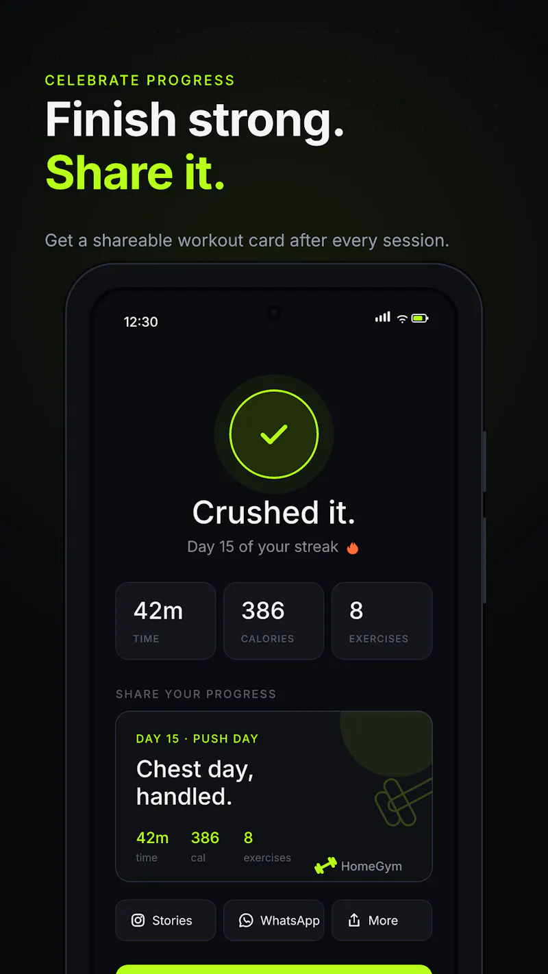 HomeGym: Home Workout Plan screenshot 7