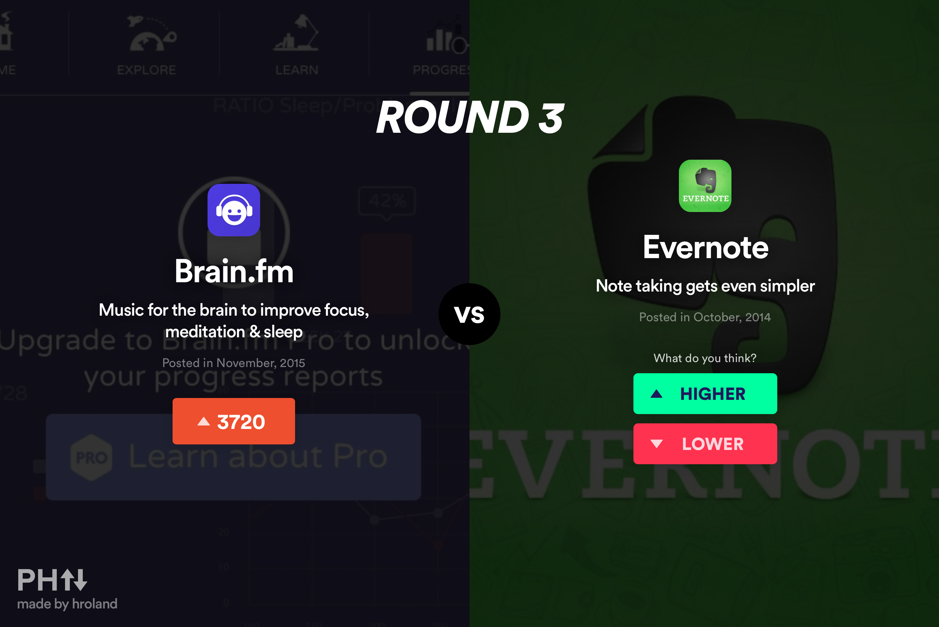 PH Higher-Lower Game gallery image