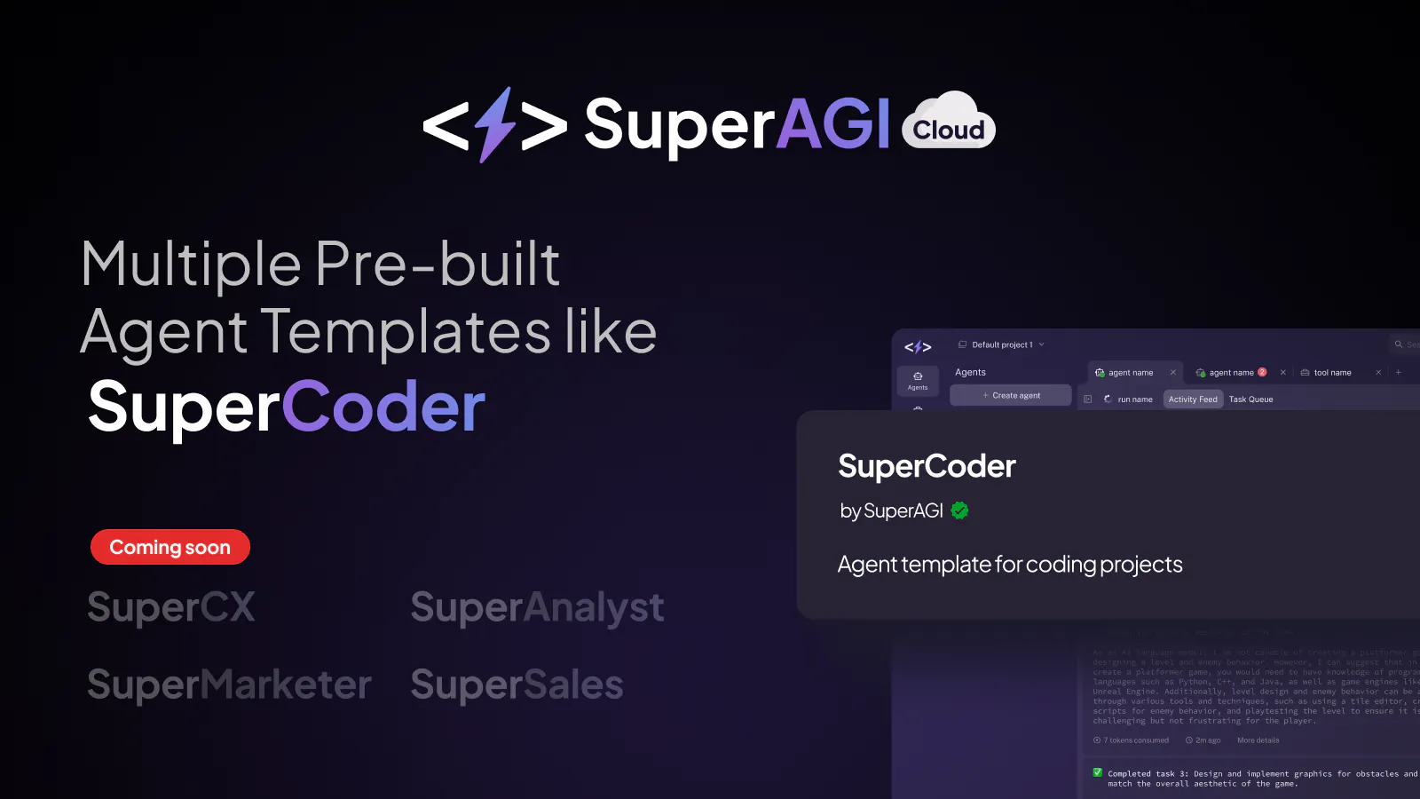 SuperAGI Cloud: Build, Manage & Run useful autonomous AI agents on ...