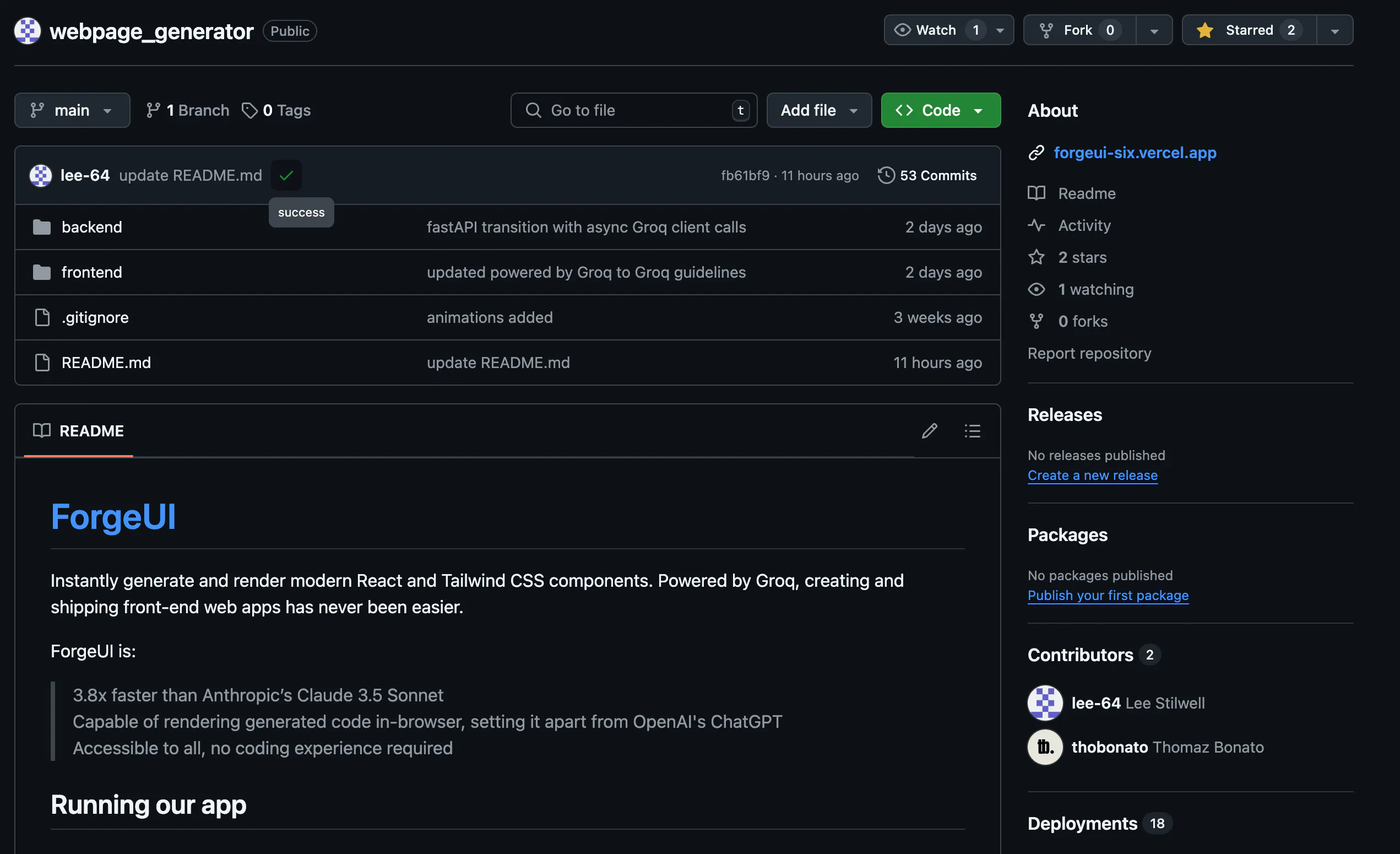 ForgeUI gallery image
