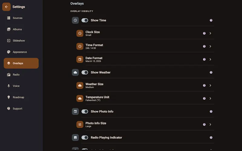 Fravora: Photo Frame & Radio screenshot 3