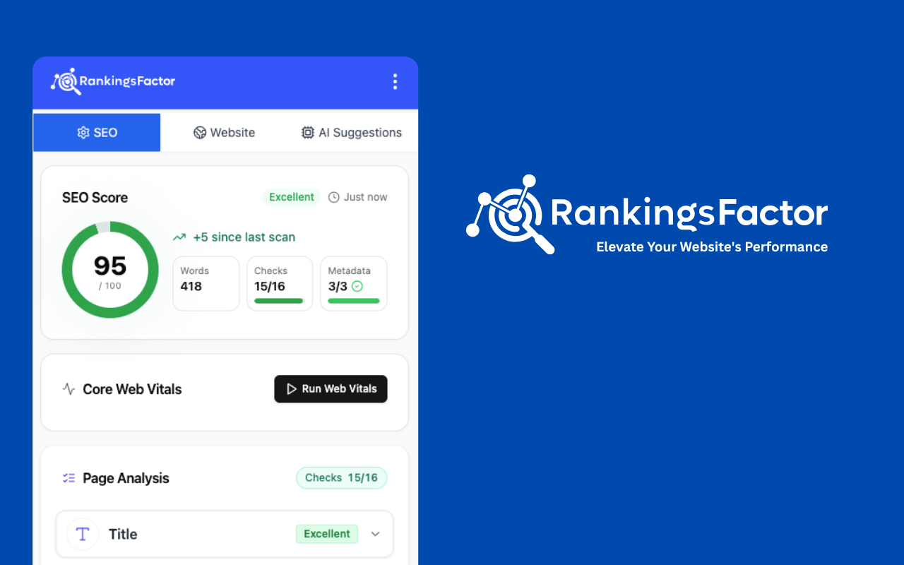 Rankingsfactor gallery image