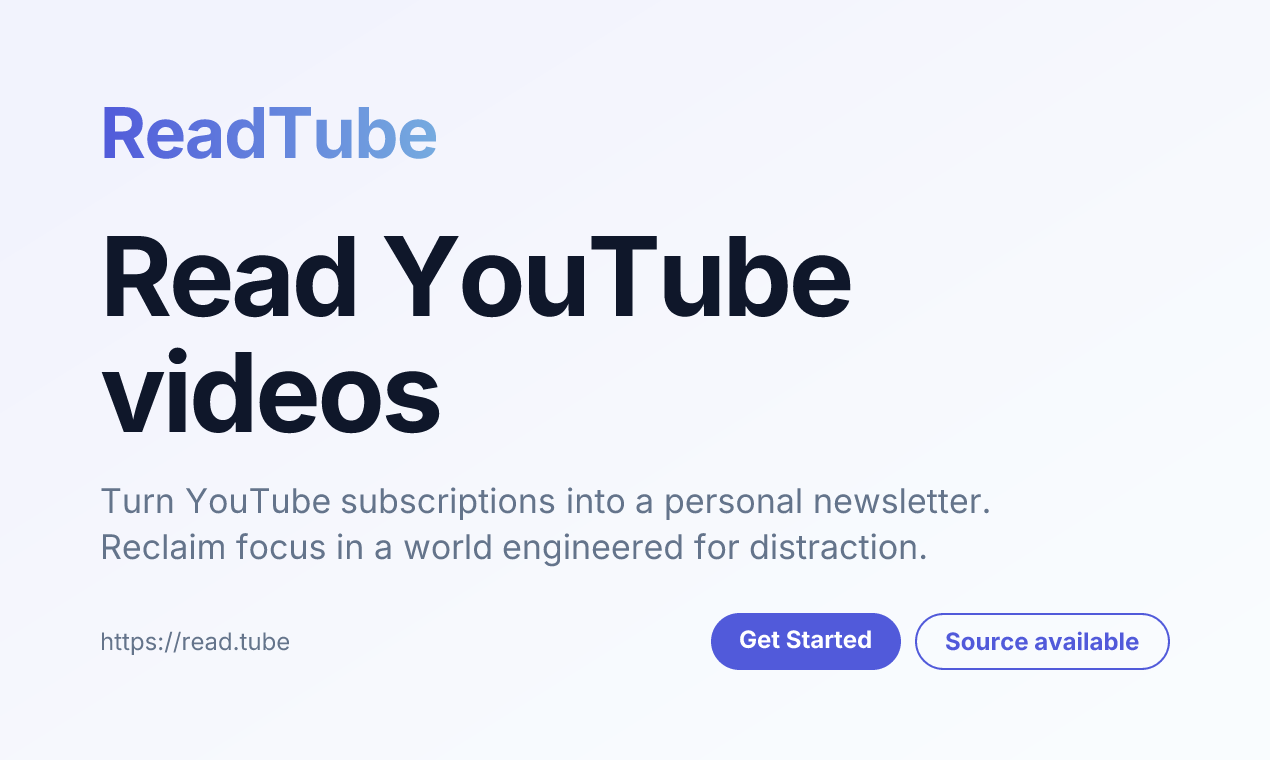 ReadTube gallery image