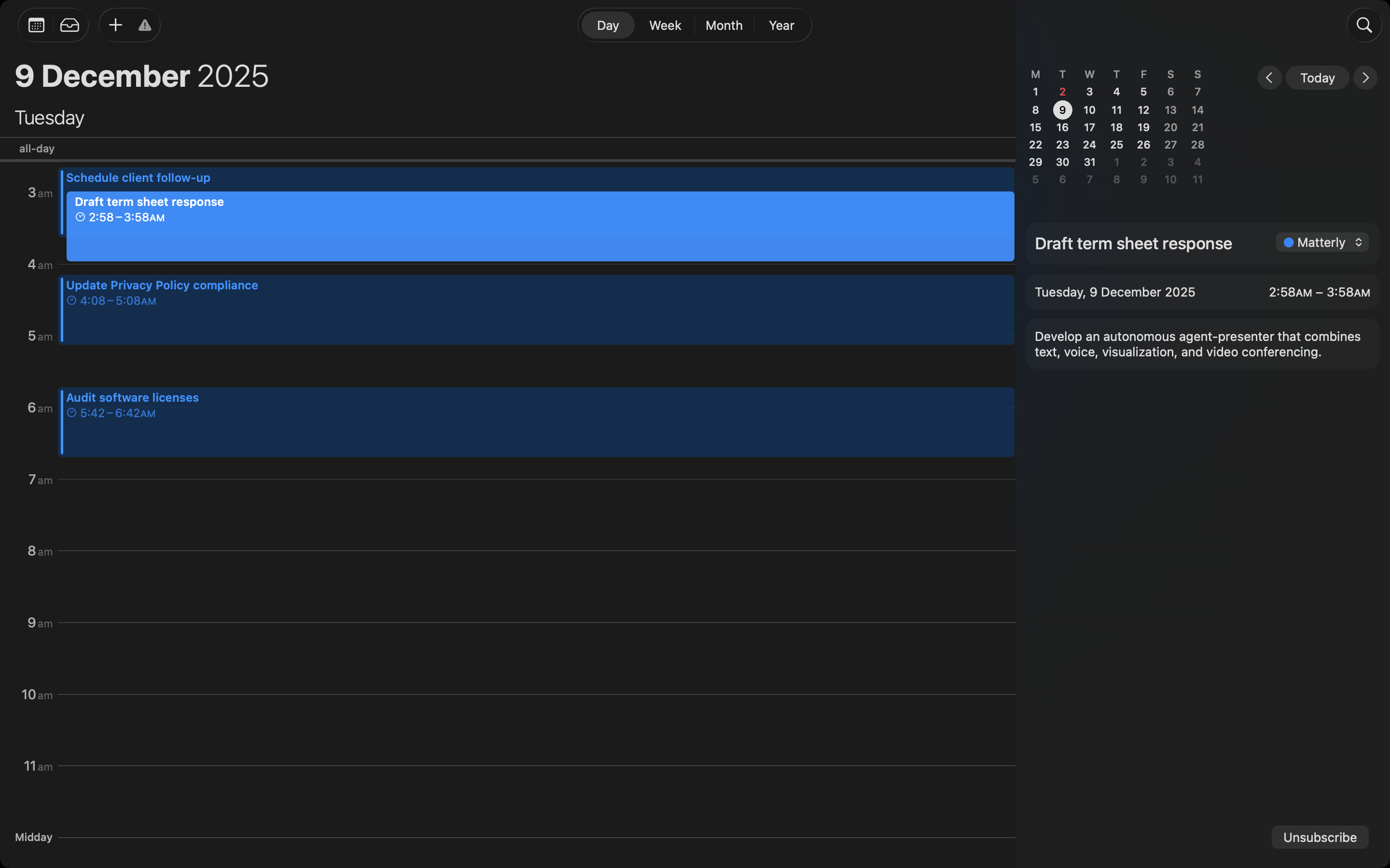 Matterly - Screenshot 3 showing product features and functionality