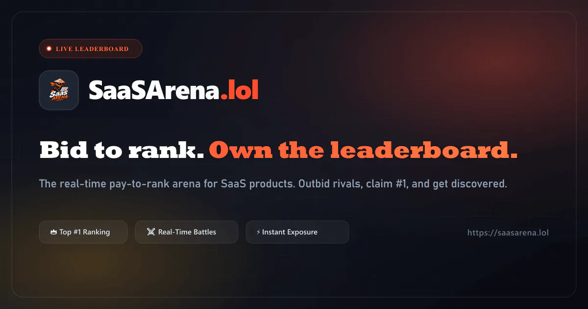 SaaSArena.lol gallery image