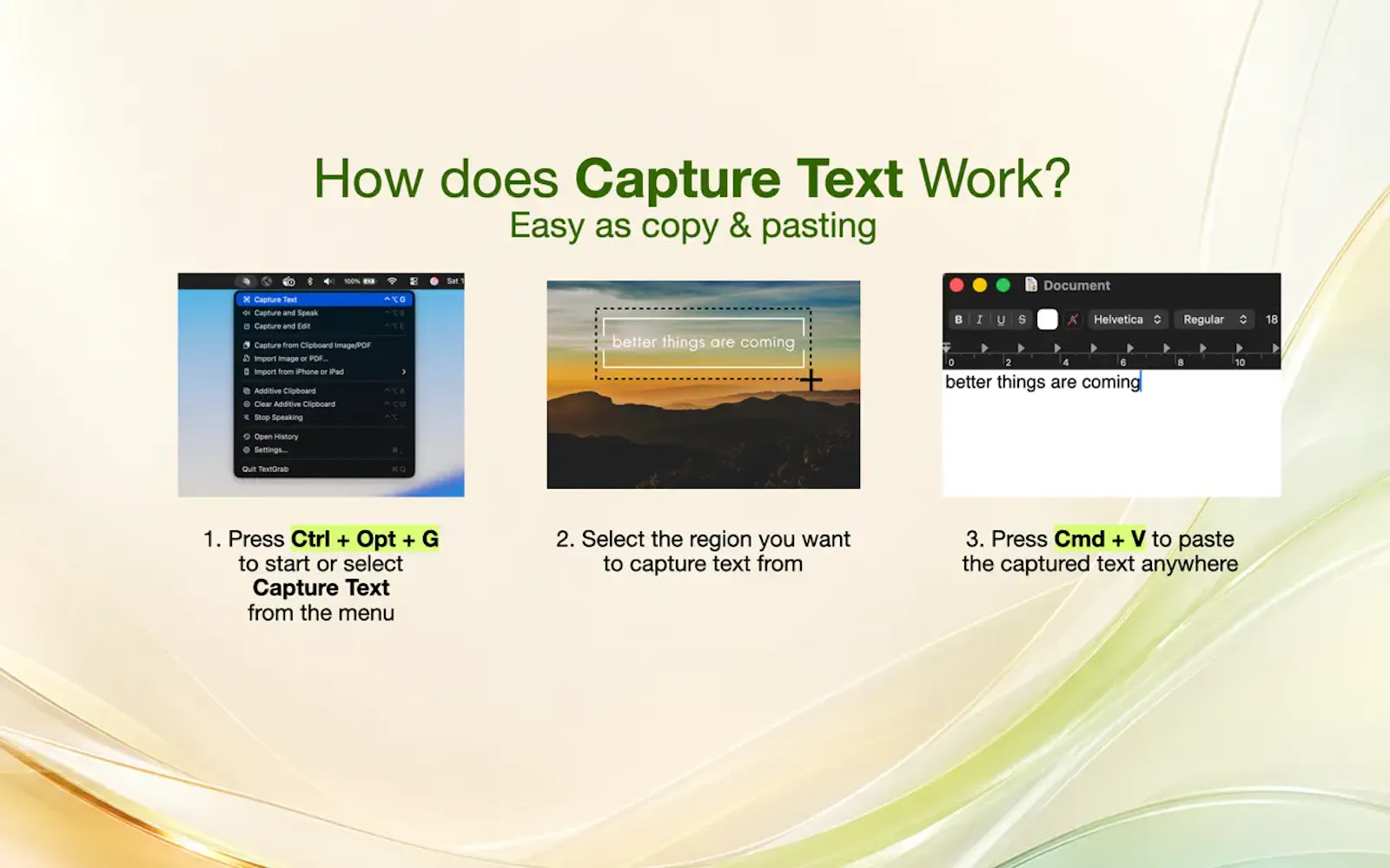 TextGrab: OCR Snipping Tool screenshot 1