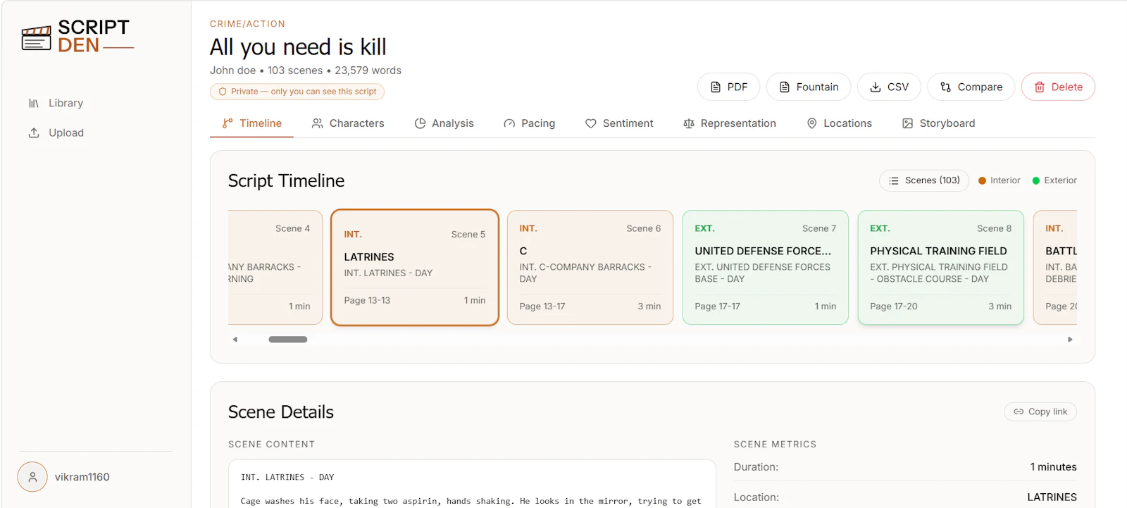 ScriptDen screenshot 2