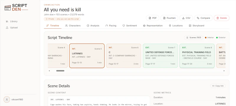 ScriptDen screenshot 2