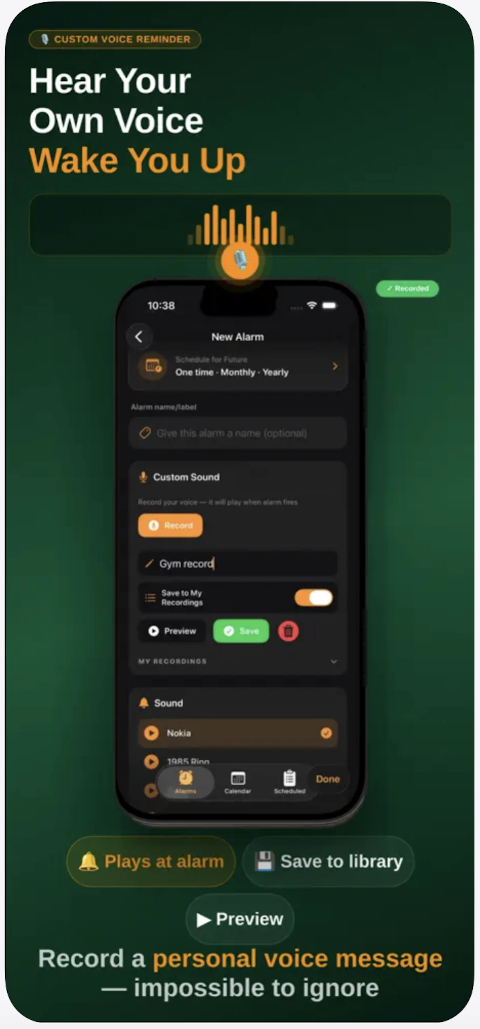 Date Alarm screenshot 2