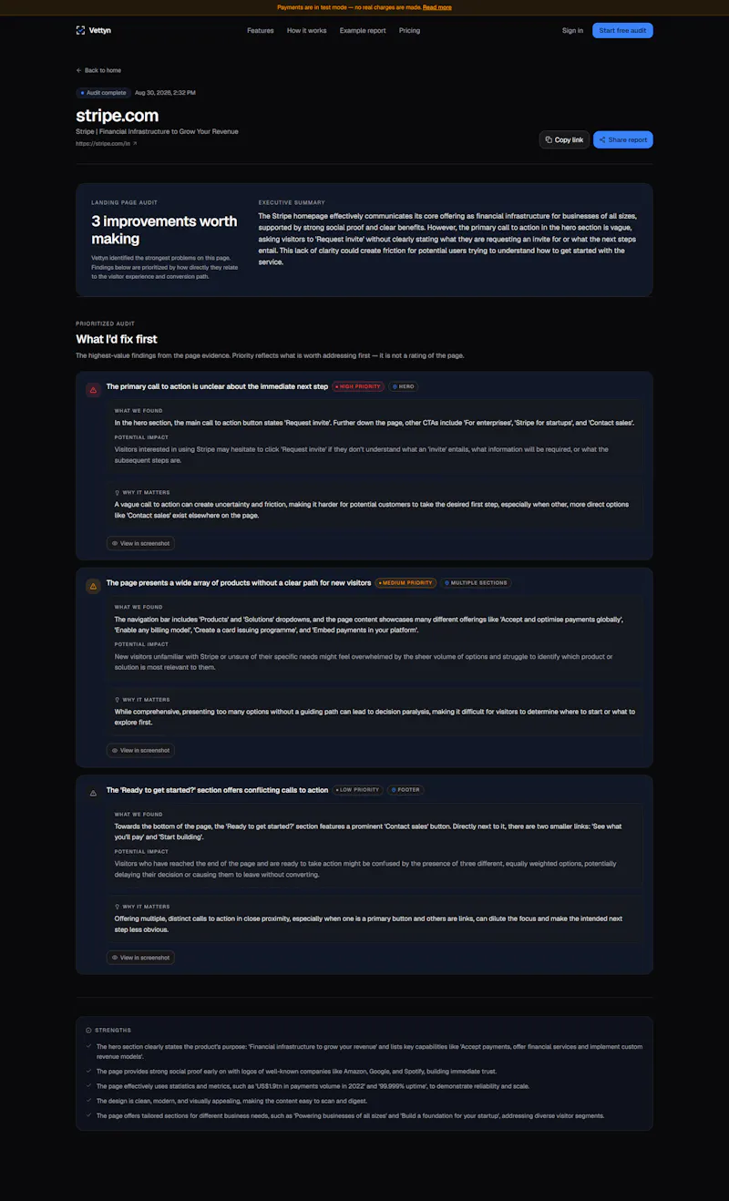 Vettyn screenshot 2