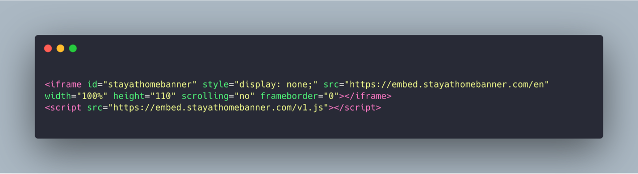 Stay at Home Banner gallery image