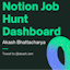 Notion Job Hunt Dashboard