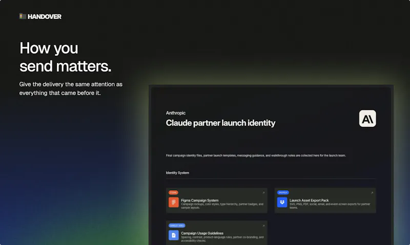 Handover screenshot 6