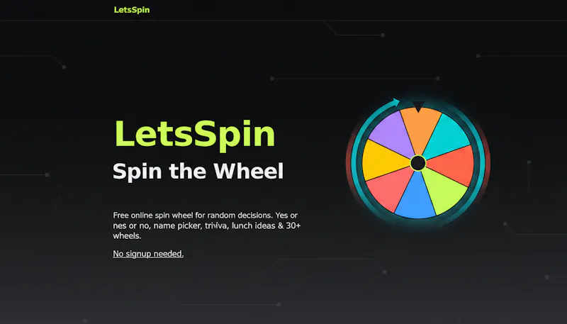 LetsSpin screenshot 1