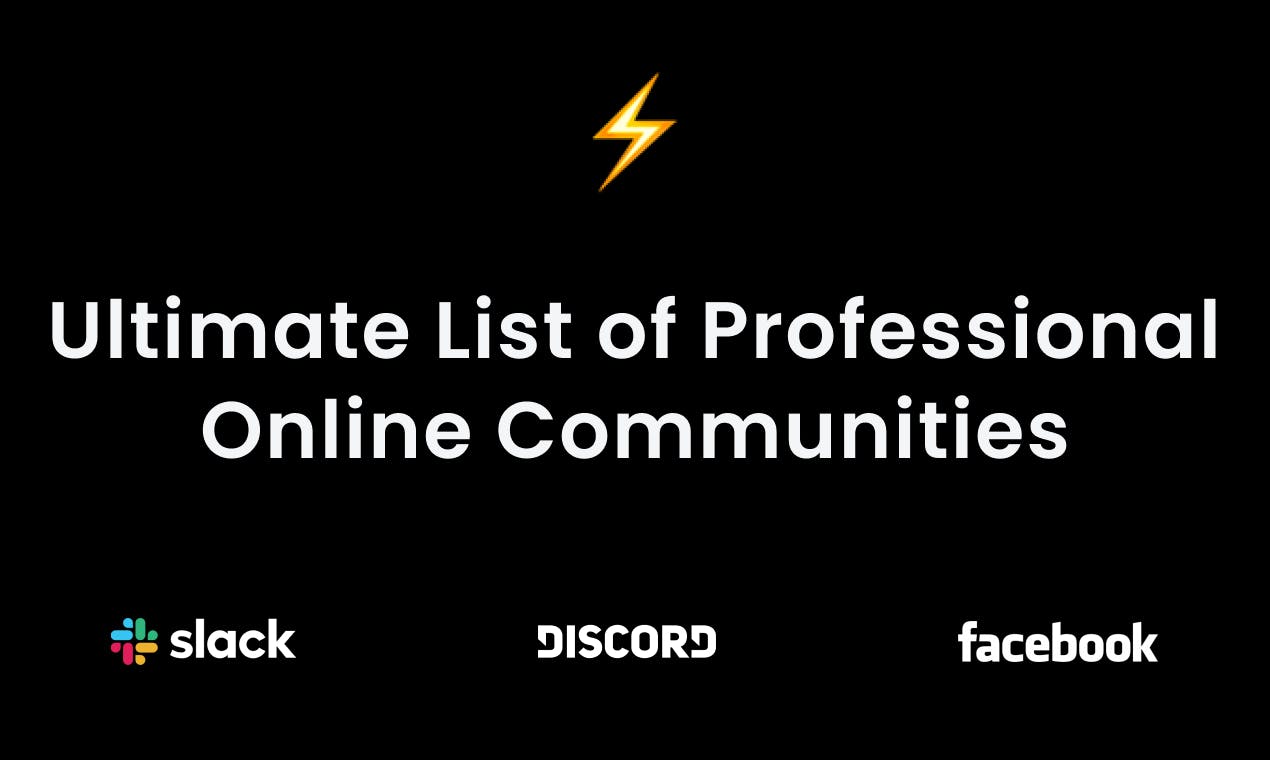 Ultimate List of Online Communities media 1