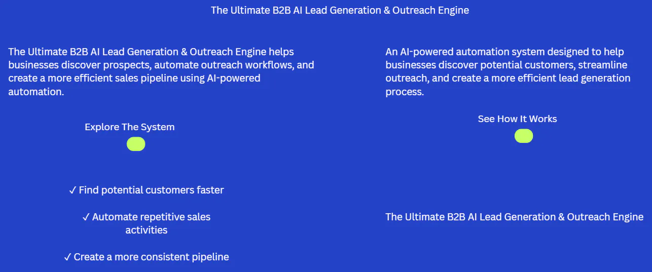The B2B  Lead Generation Outreach Engine logo