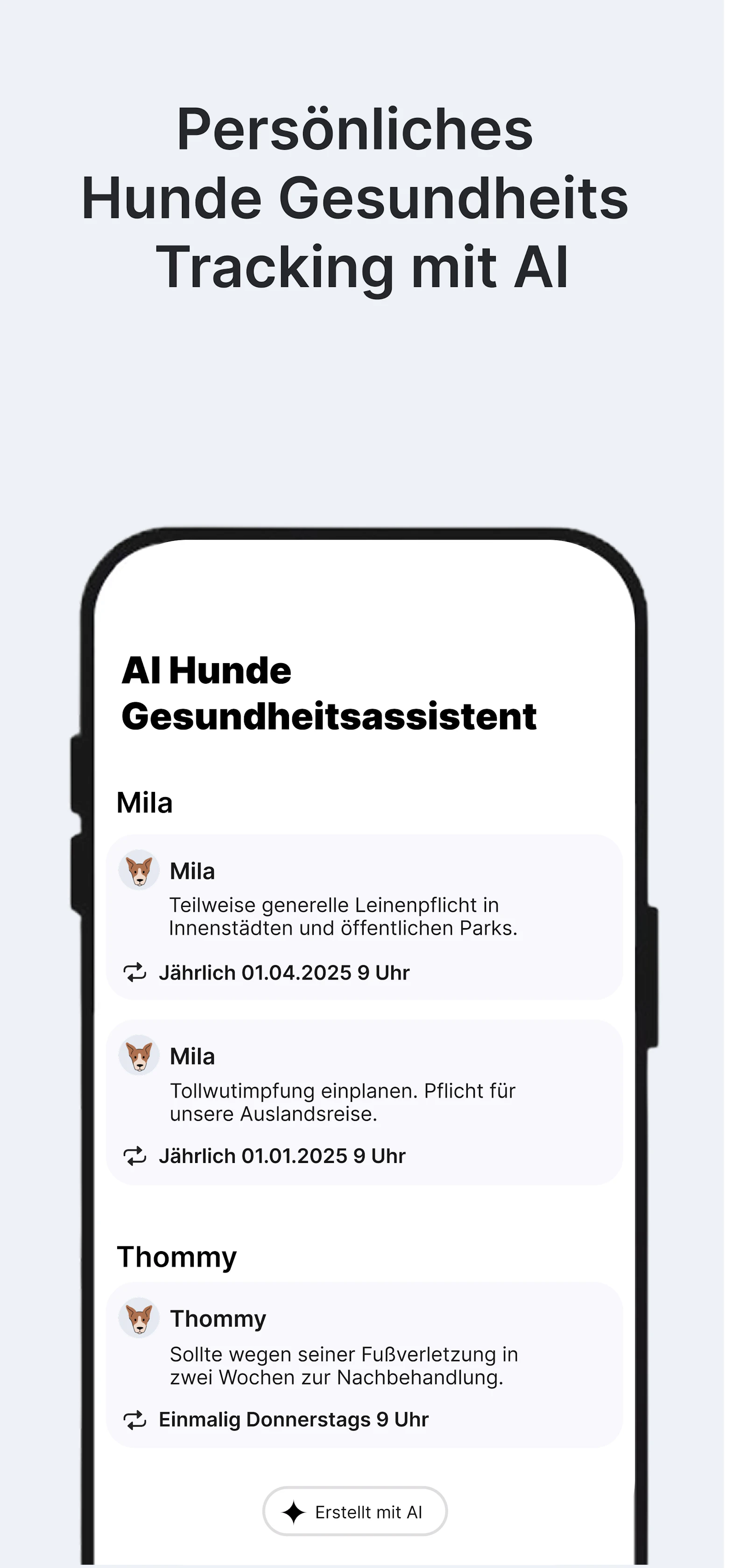 Hunde Trächtigkeit Kalender - Pet AI screenshot 1