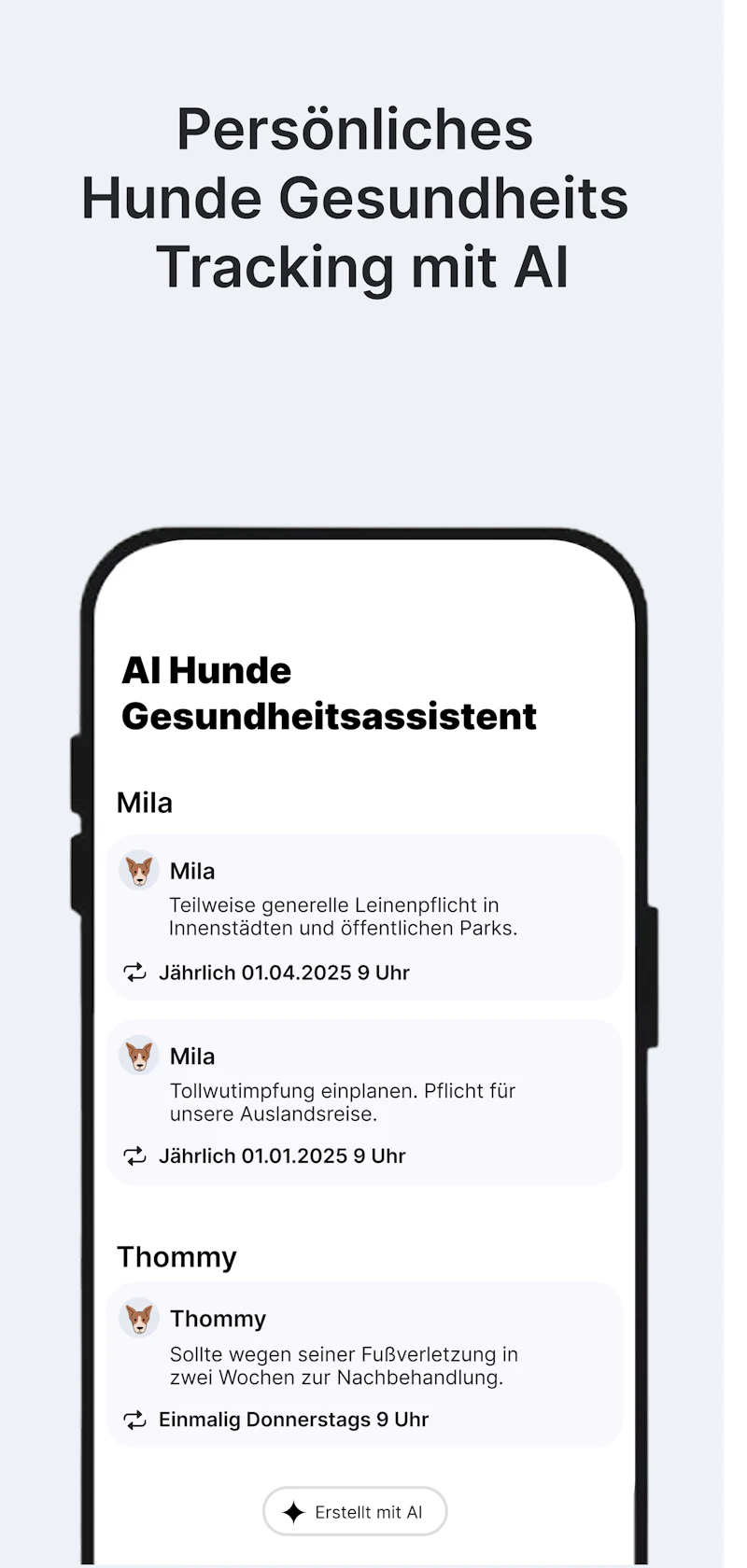 Hunde Trächtigkeit Kalender - Pet AI screenshot 1