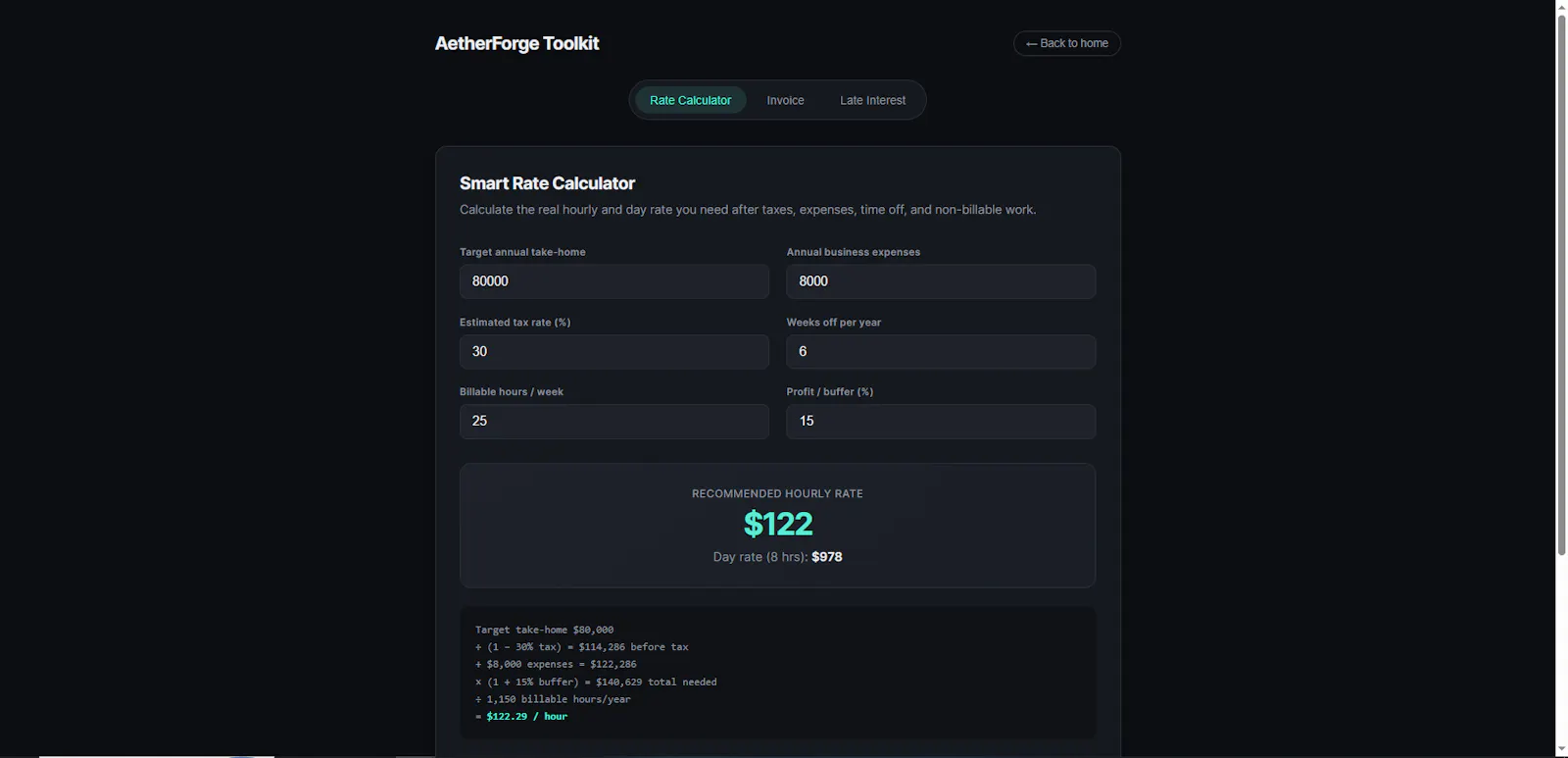 AetherForge Toolkit screenshot 2