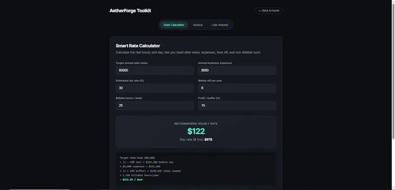 AetherForge Toolkit screenshot 2