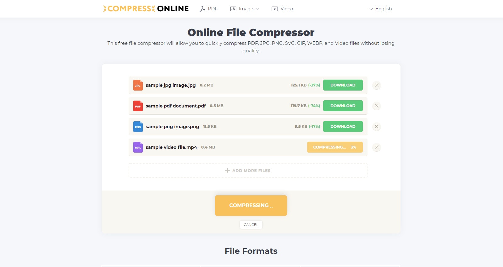 File Compressor - Compress Files Online gallery image
