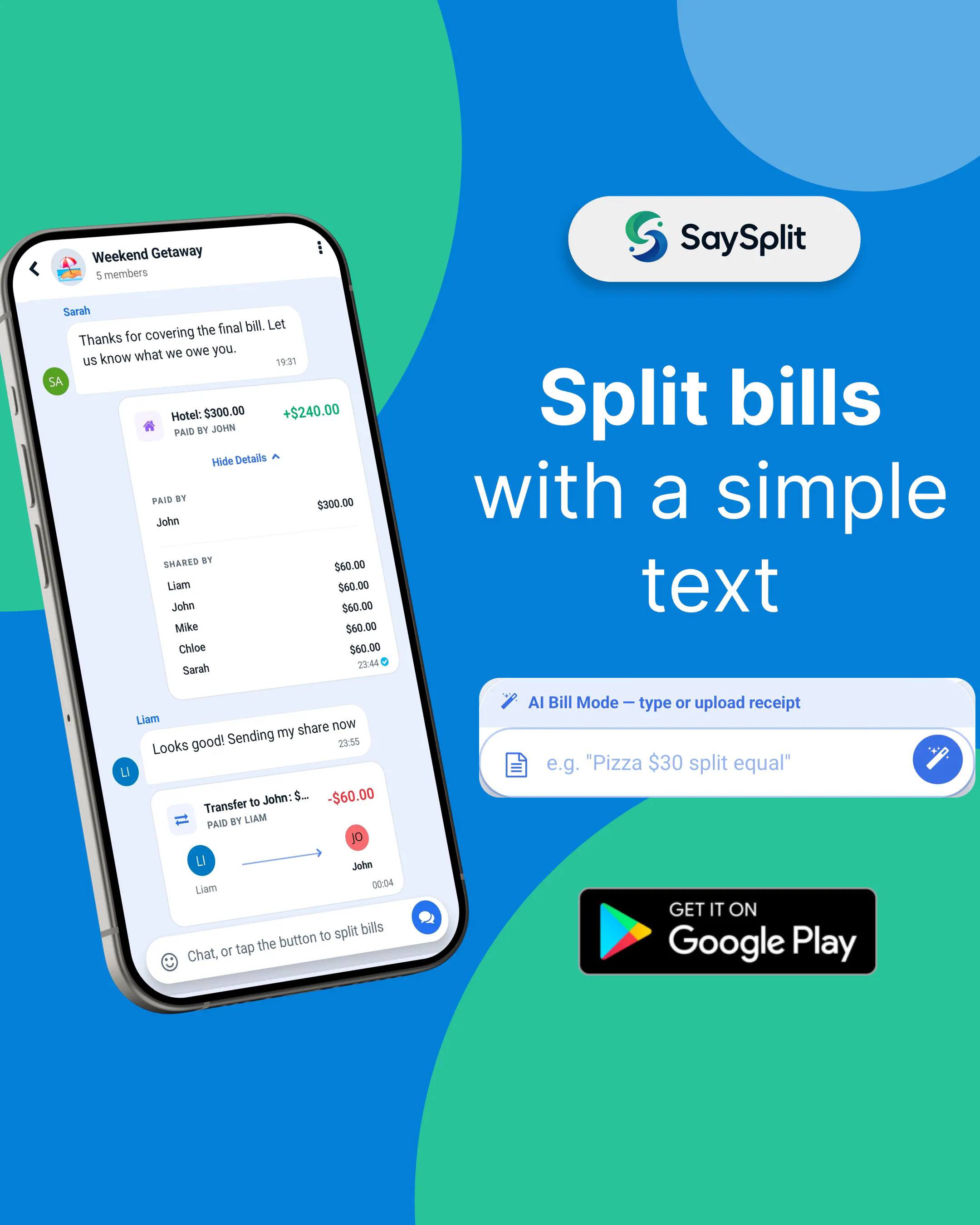 SaySplit gallery image