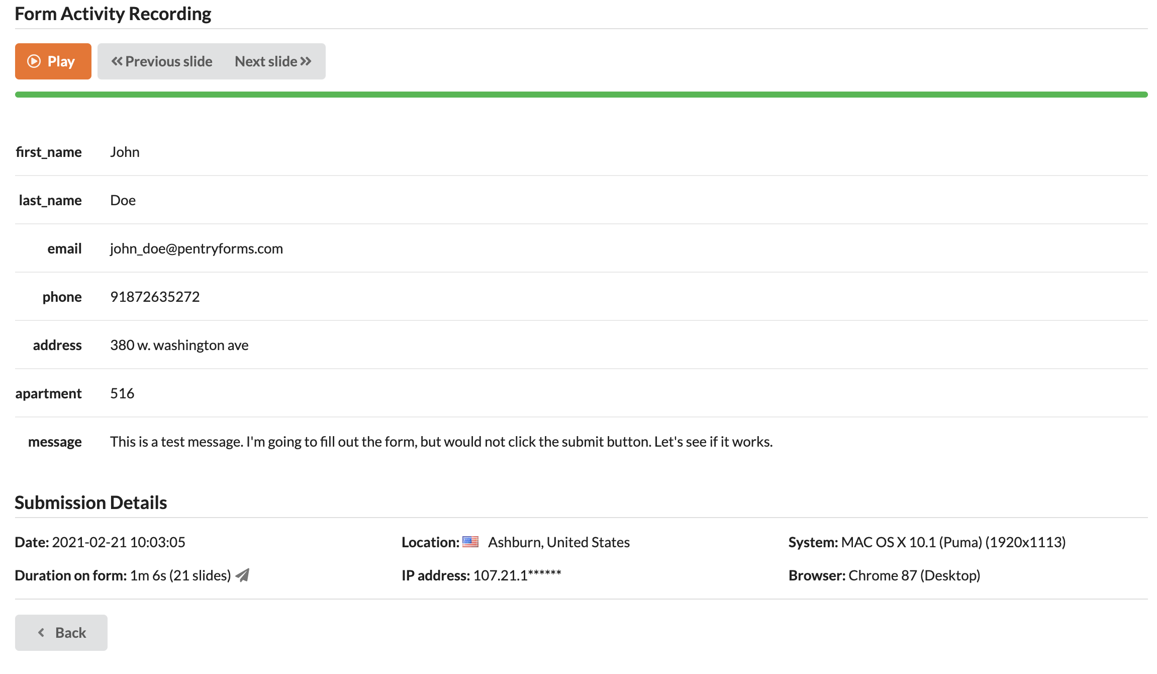 PentryForms gallery image