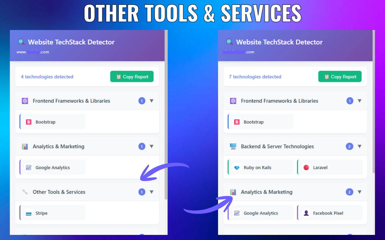 Chrome Extension: TechStack Finder gallery image