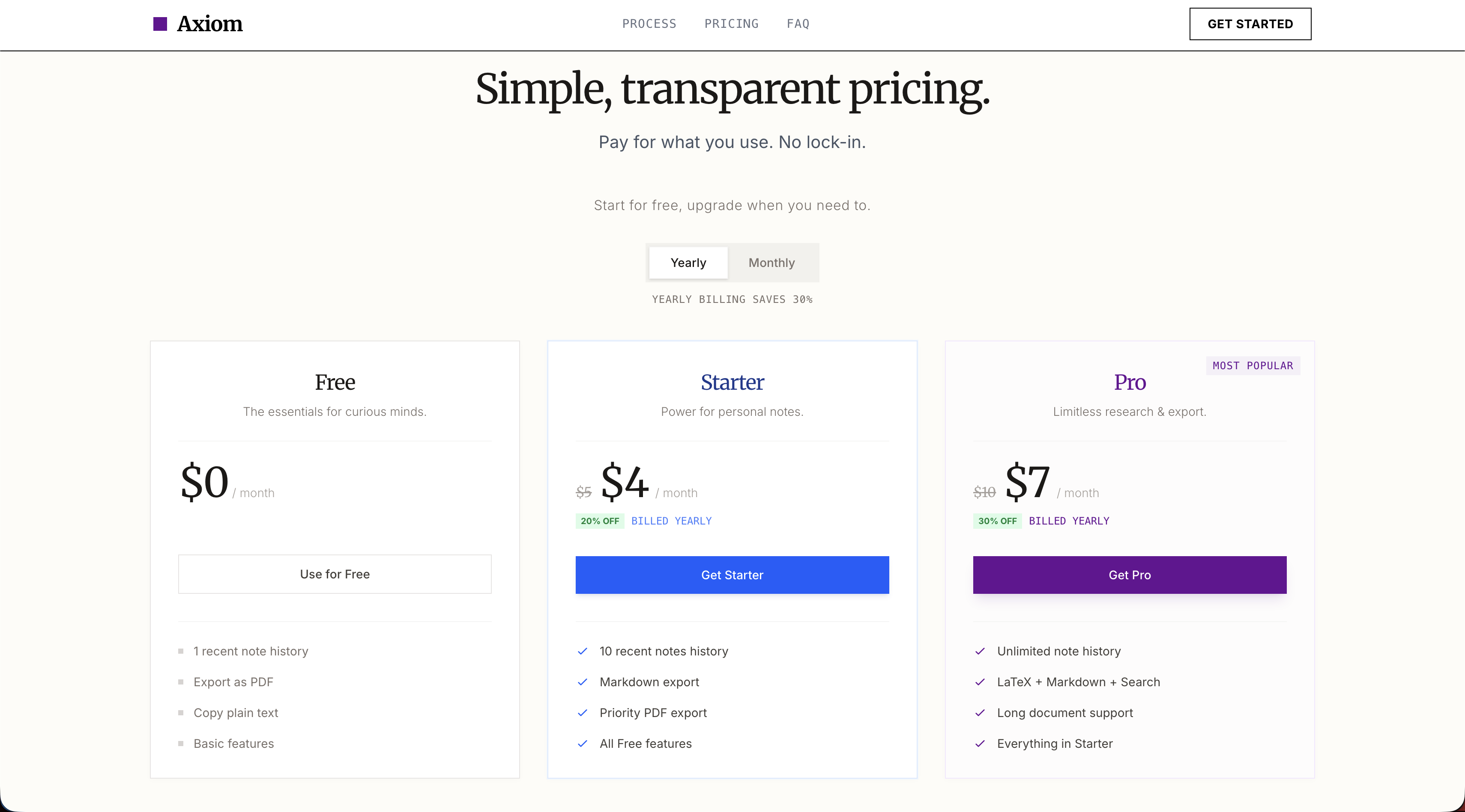 Axiom - Screenshot 4 showing product features and functionality