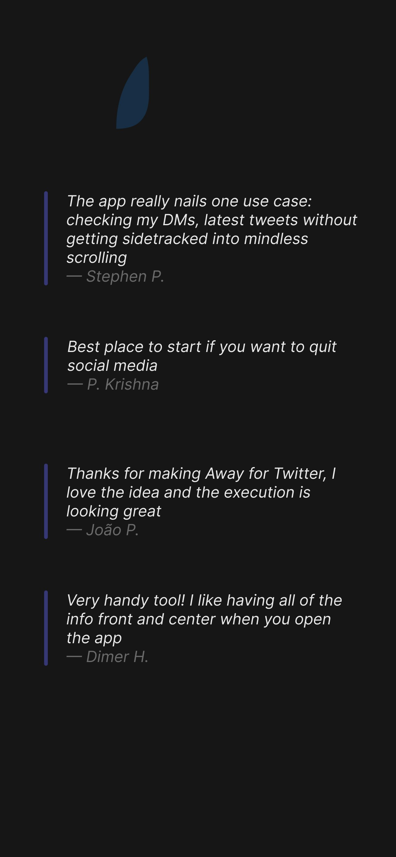 Away: Dashboard for Twitter media 5