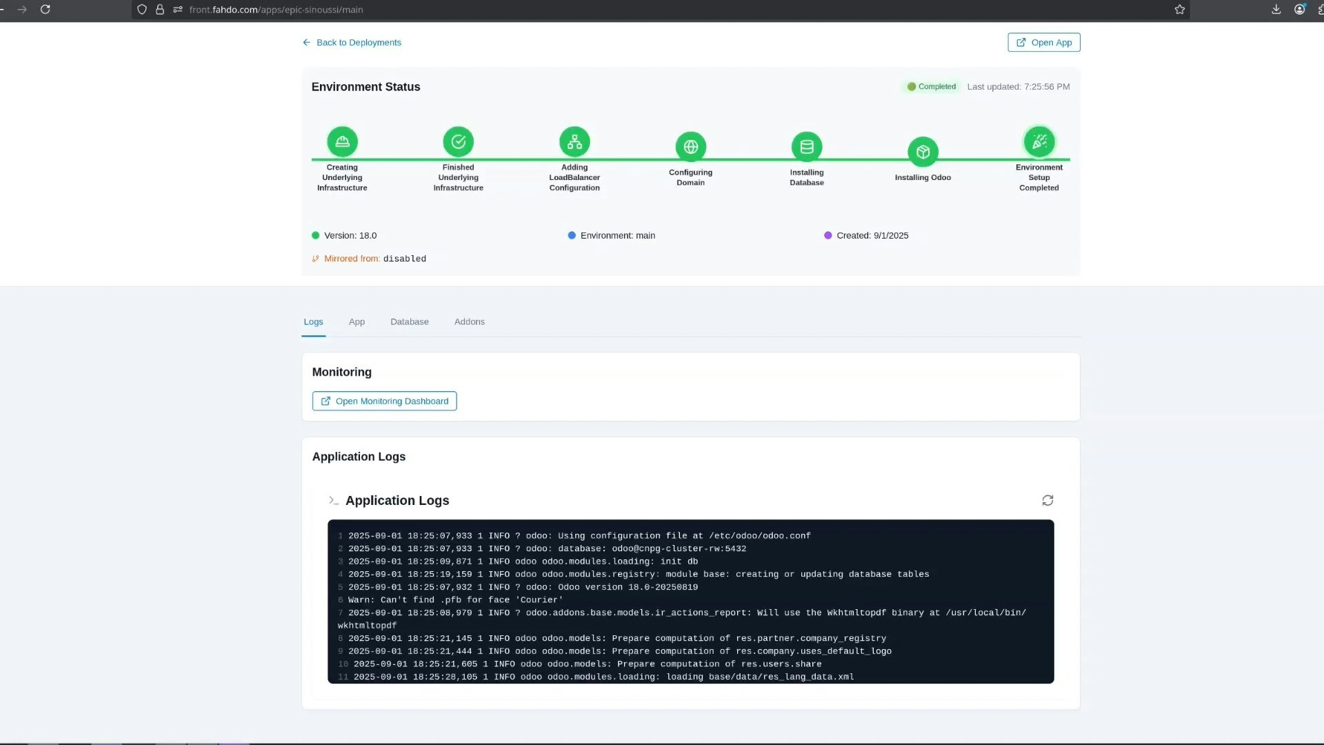Média Fahdo - L'alternative moderne à Odoo.sh & CloudPepper 2