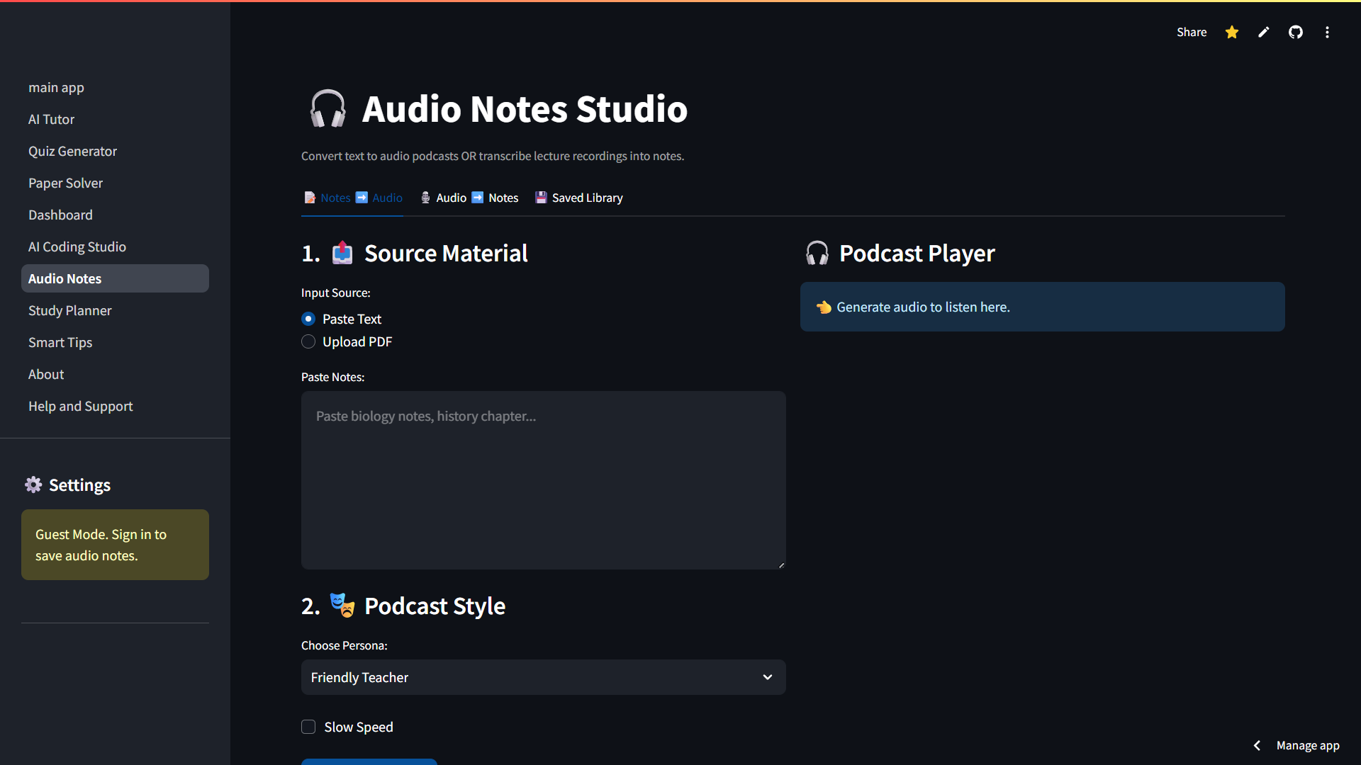 NexStudy - Screenshot 5 showing product features and functionality