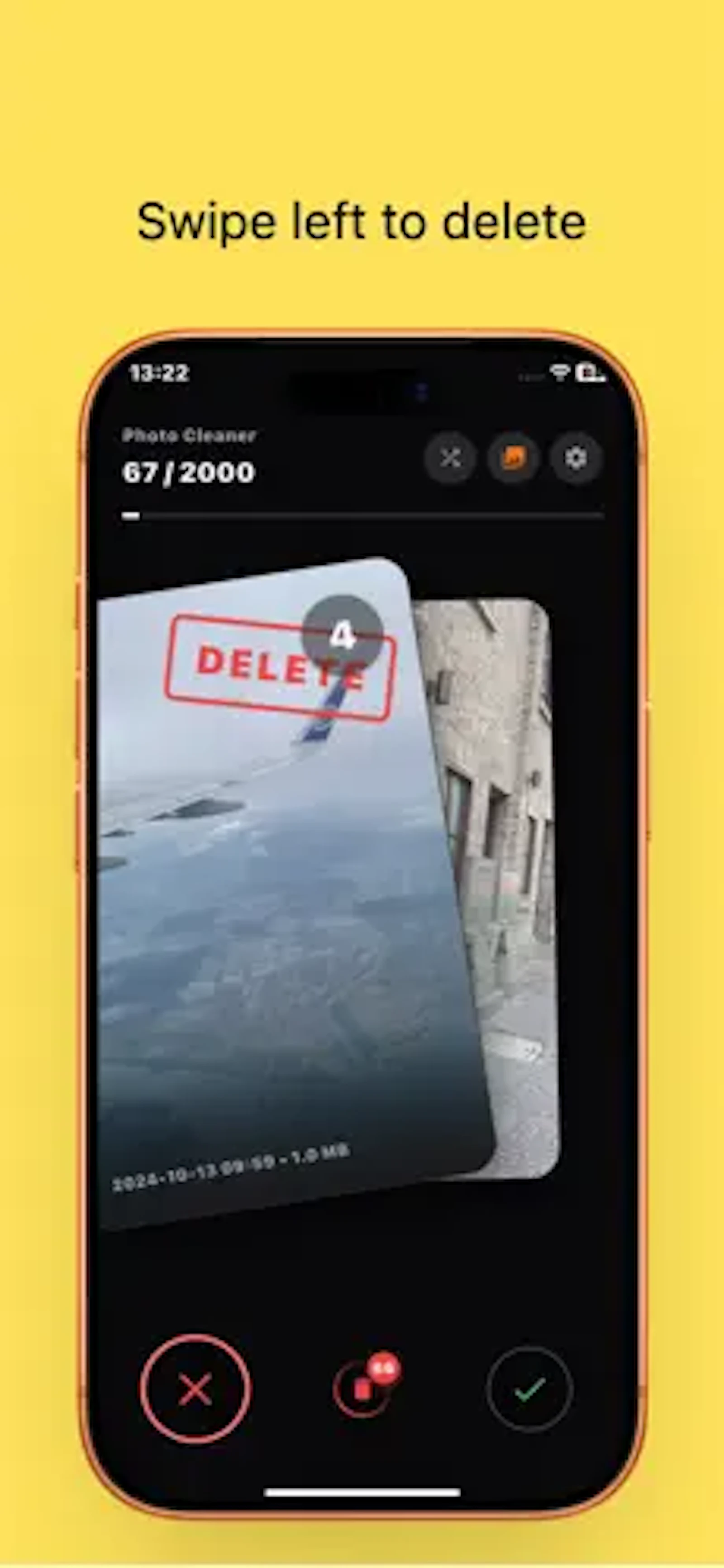 Swipe Photo Clean screenshot 2