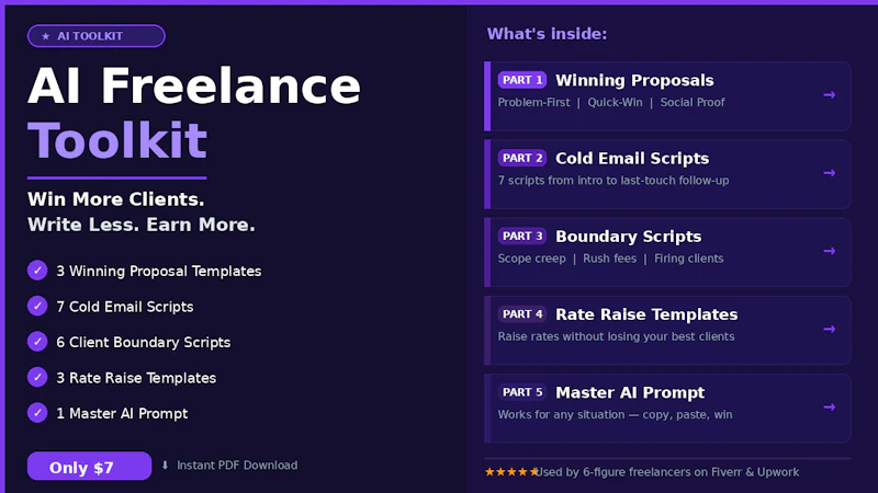 AI Freelance Toolkit screenshot 1