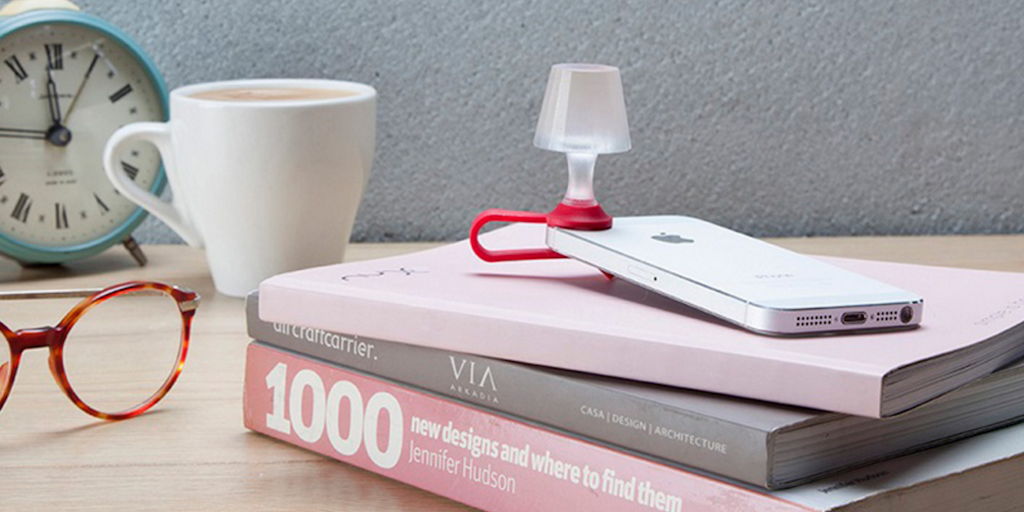 Luma Mobile Phone Nightlight Clip on lampshade for your phone when