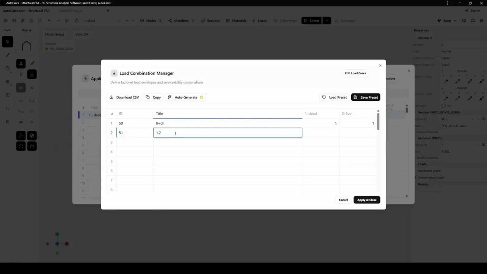 AutoCalcs screenshot 1 (video preview)