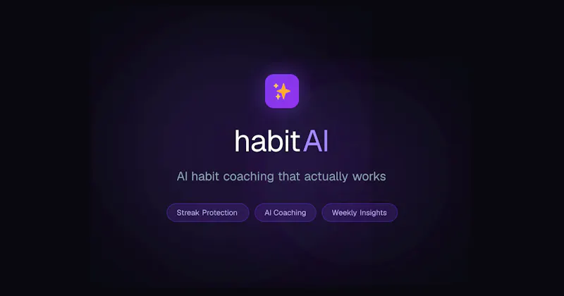 HabitAI Tracker screenshot 1