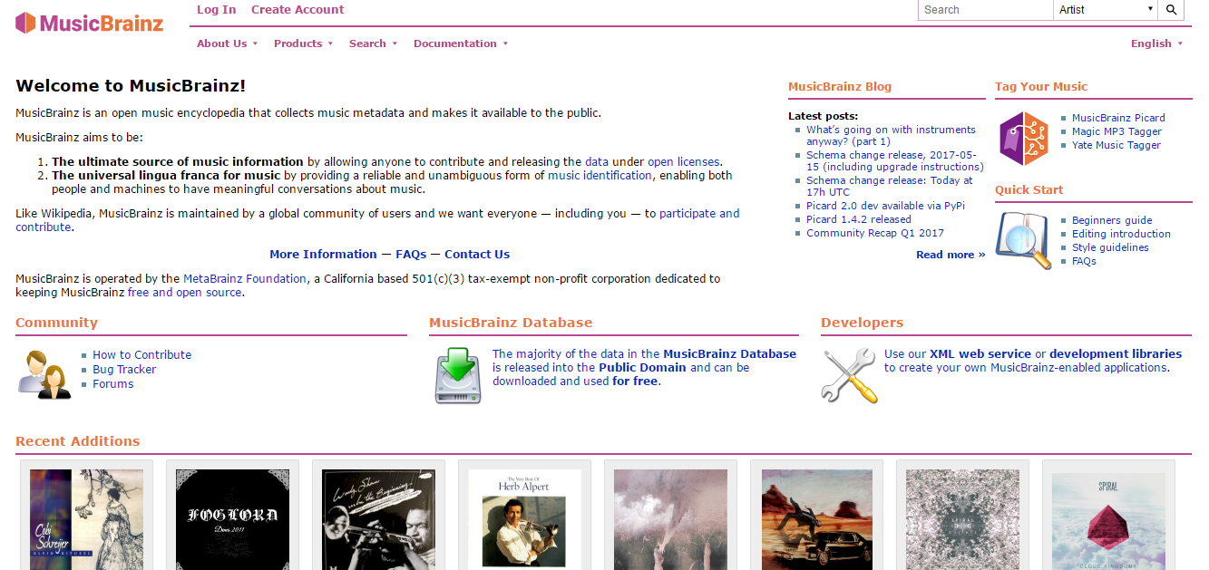 MusicBrainz Picard gallery image