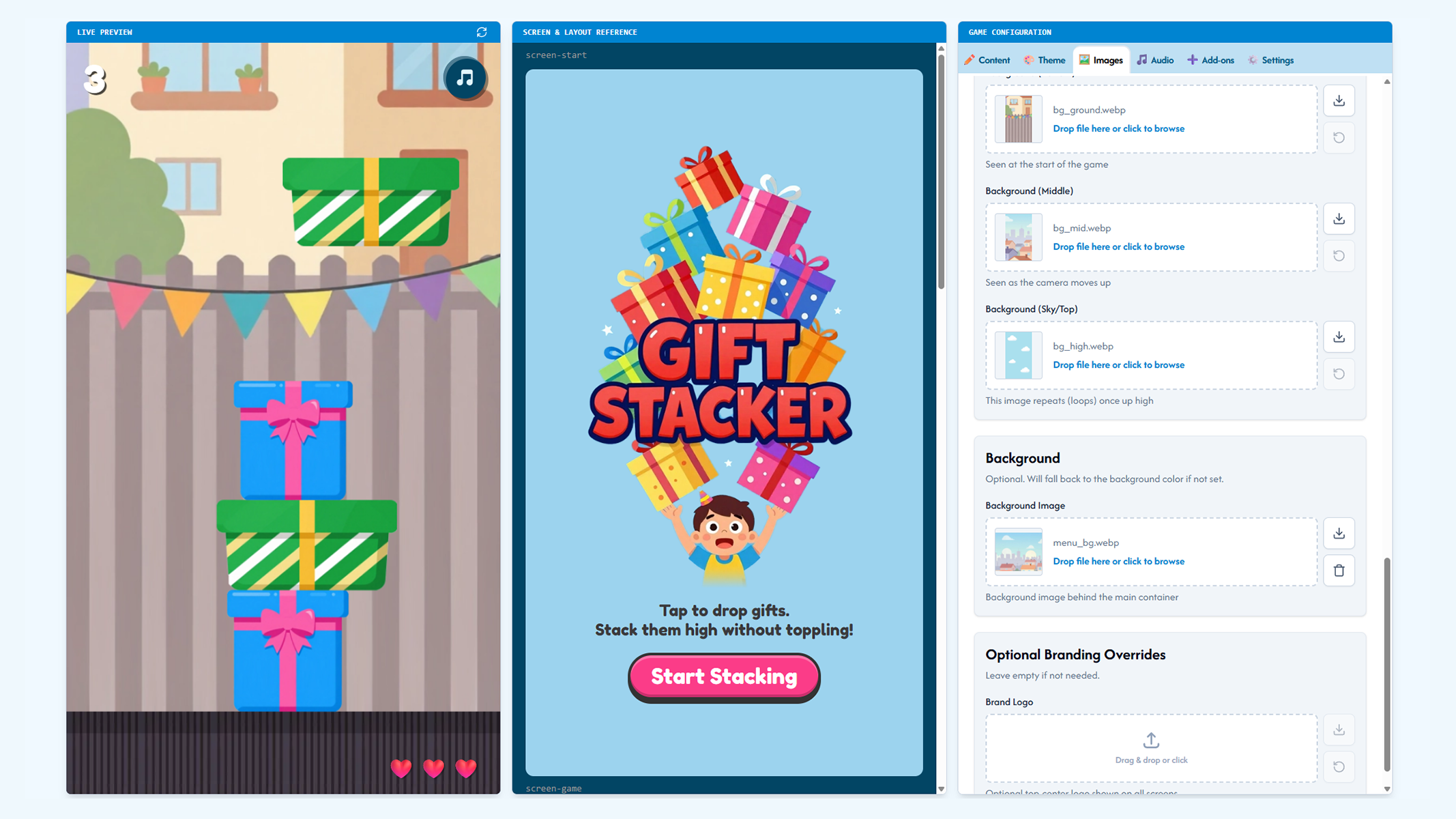 Reskinnable gallery image