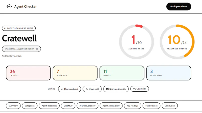 Agent Checker screenshot 2