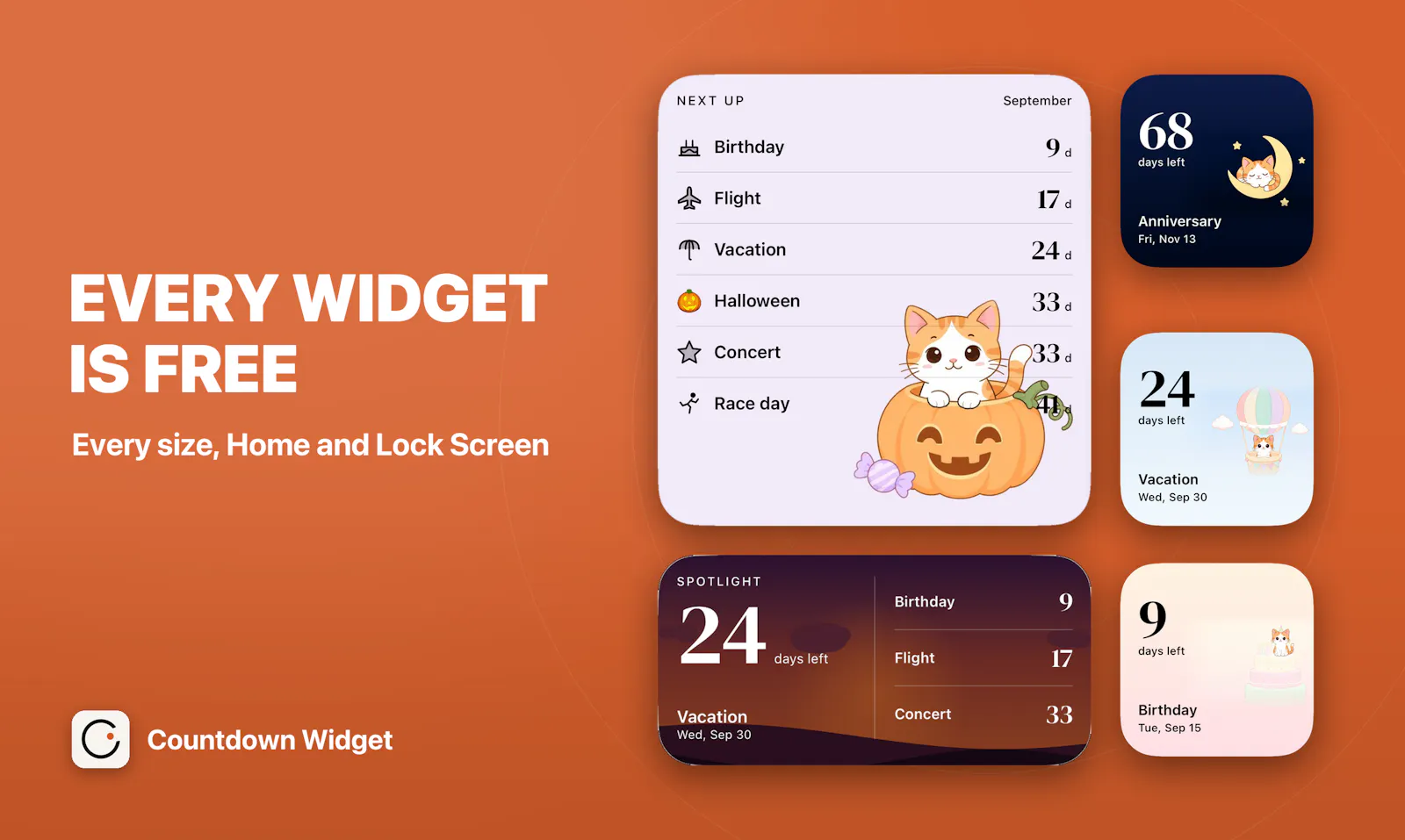 Countdown Widget screenshot 1