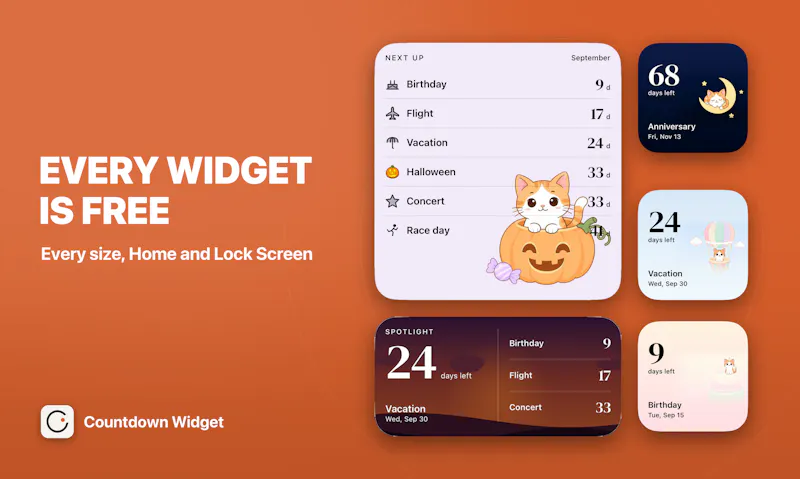 Countdown Widget screenshot 1