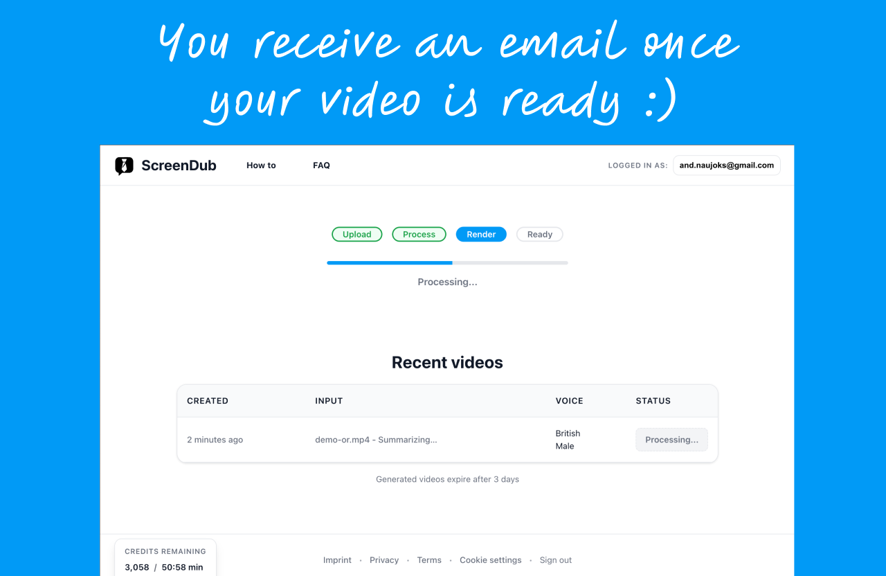 Média ScreenDub.eu - Reprendre vos enregistrements d'écran - un clic et une modification zéro 5