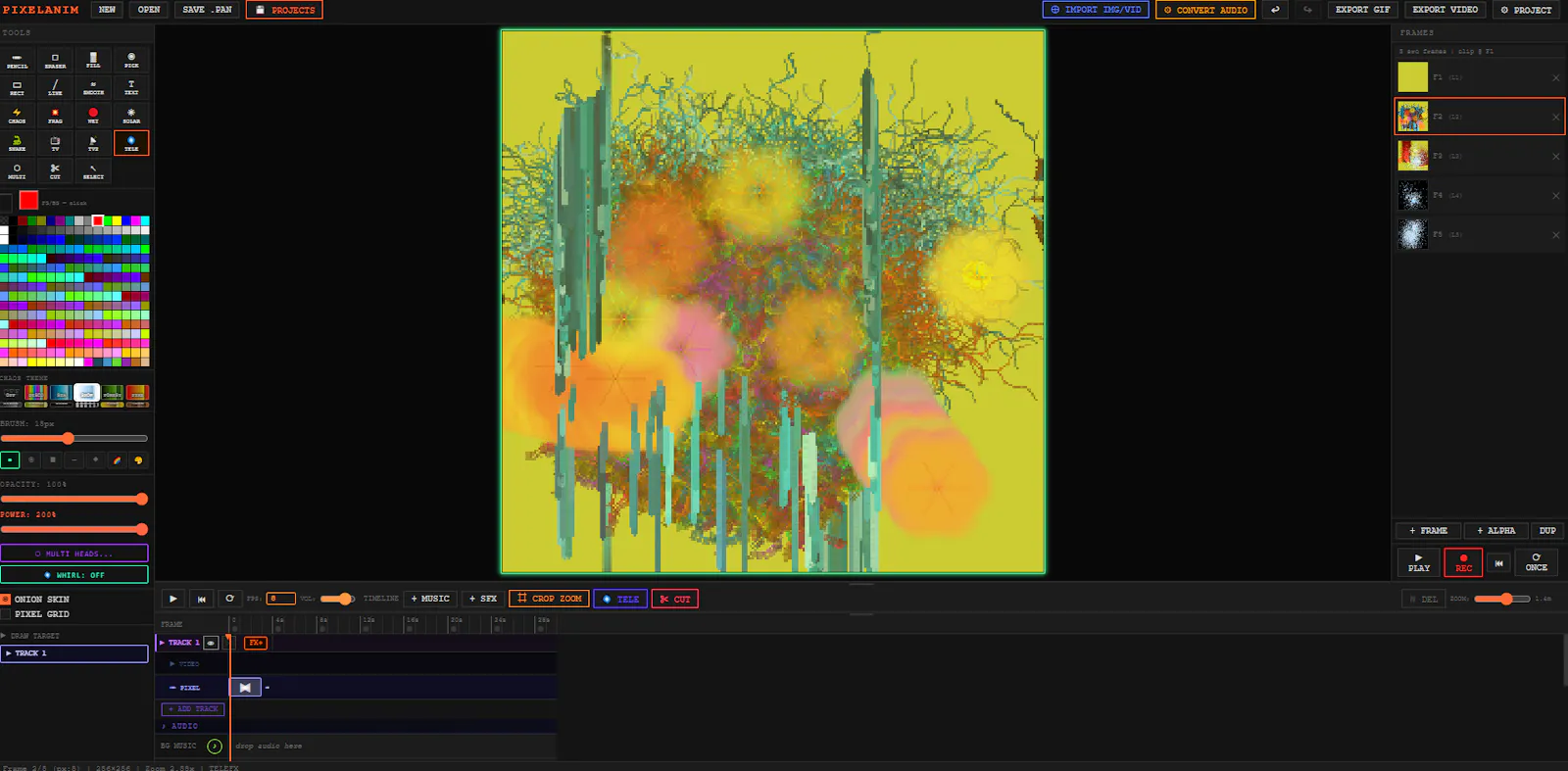 OldSchool Video and image edit. JS HTML5 screenshot 2