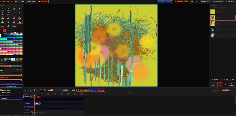 OldSchool Video and image edit. JS HTML5 screenshot 2