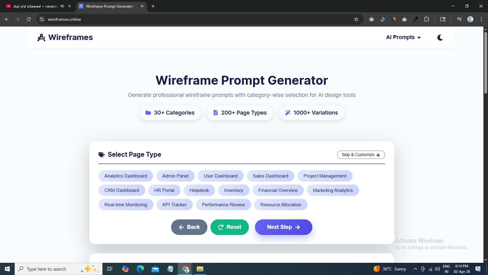 Wireframes.online gallery image