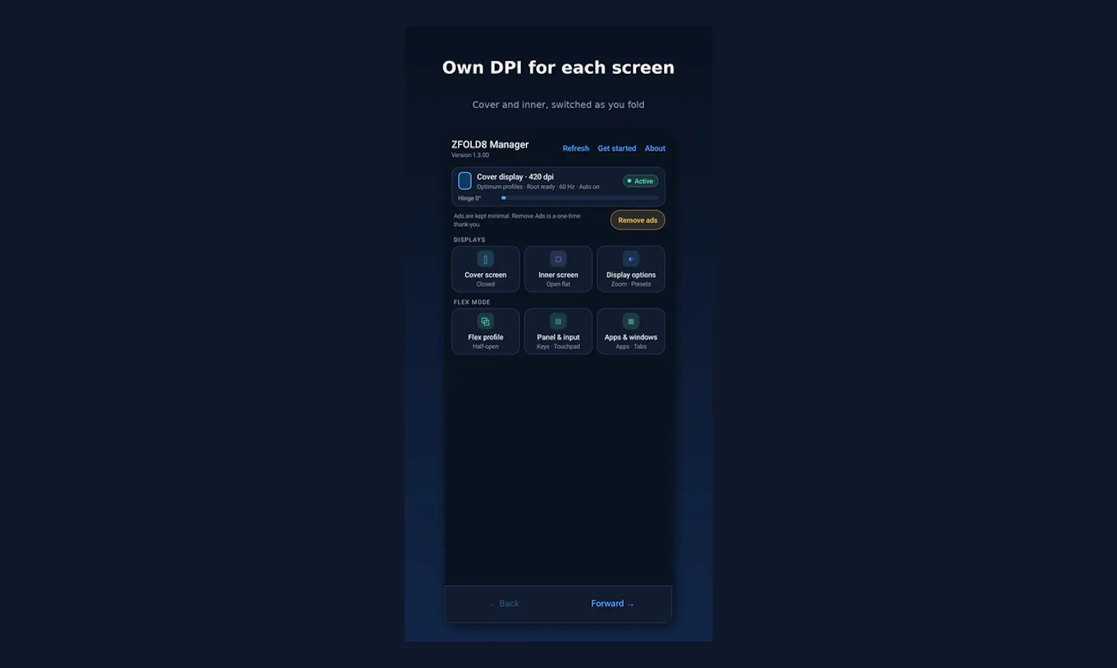 ZFOLD8 Manager screenshot 4